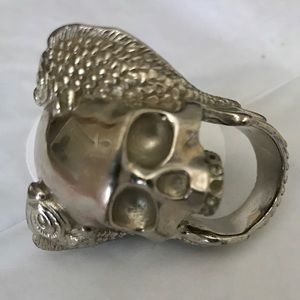 Authentic Alexander McQueen Koi Skull Ring